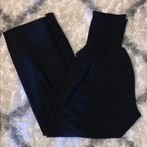 Maternity PETITE Black Dress Pants